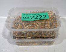 Gold plated pins - 1kg per tub - 2 tubs