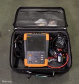 Fluke 434 series II energy analyzer in Samsonite carry case
