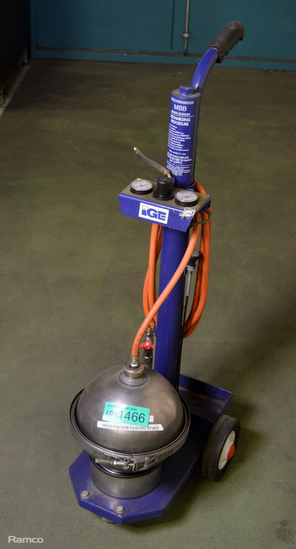 Baelz-Paramount Mobile Brake Bleeder Unit