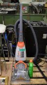 Vax Rapide Deluxe Carpet Cleaner with cleaning solution