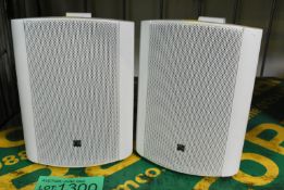 1 pair of wall mountable speakers