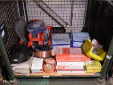 Various welding materials & equipment