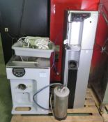 Selecta Brita XW-818CW-04 Water Dispenser L 400 x W 400 x H 1400mm, Carpigiani Ice Cream Machine