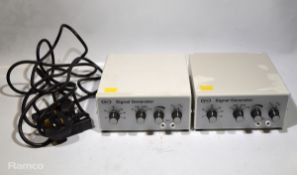 2x IPC - 4744-W Signal Generator Units