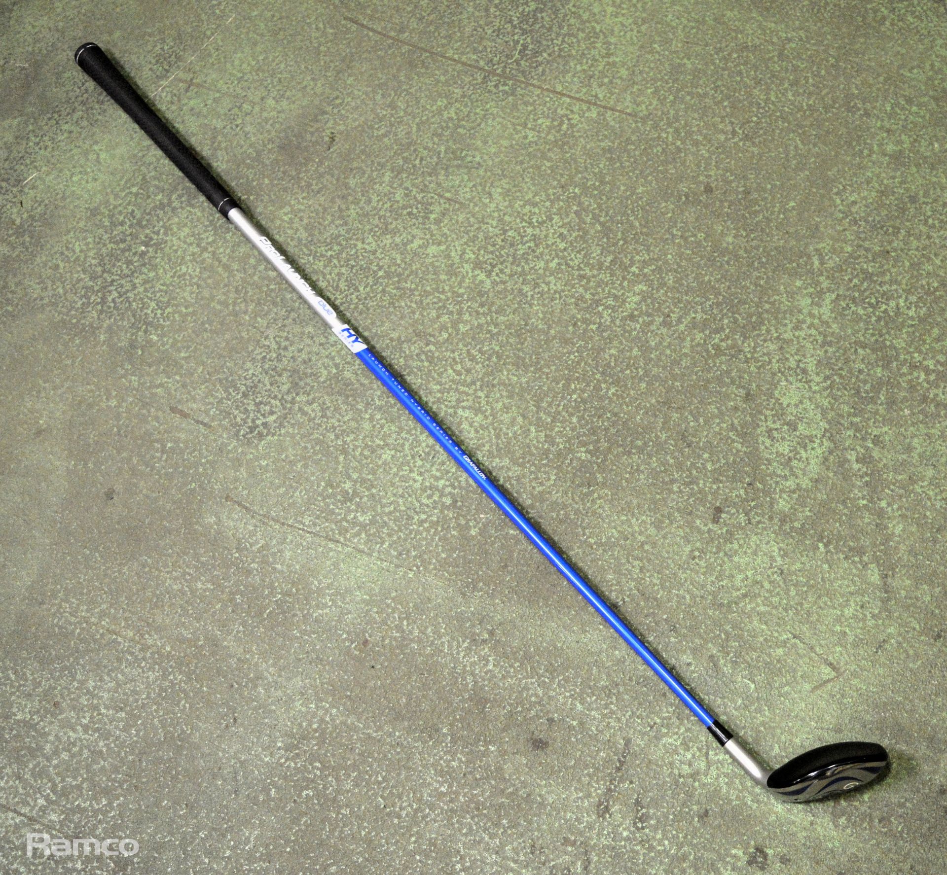 Ping G5 22 degree hybrid golf club with Grafalloy ProLaunch Blue Regular shaft original grip
