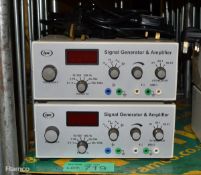 2x IPC -4885-W Signal Generator & Amplifier Units