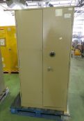 Double door combination cupboard - L92 x W48 x H183cm