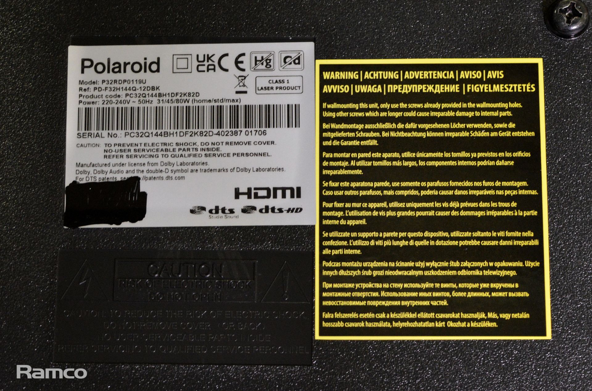 Polaroid 32 inch HD Ready Smart TV/DVD Combi TV - Image 3 of 4