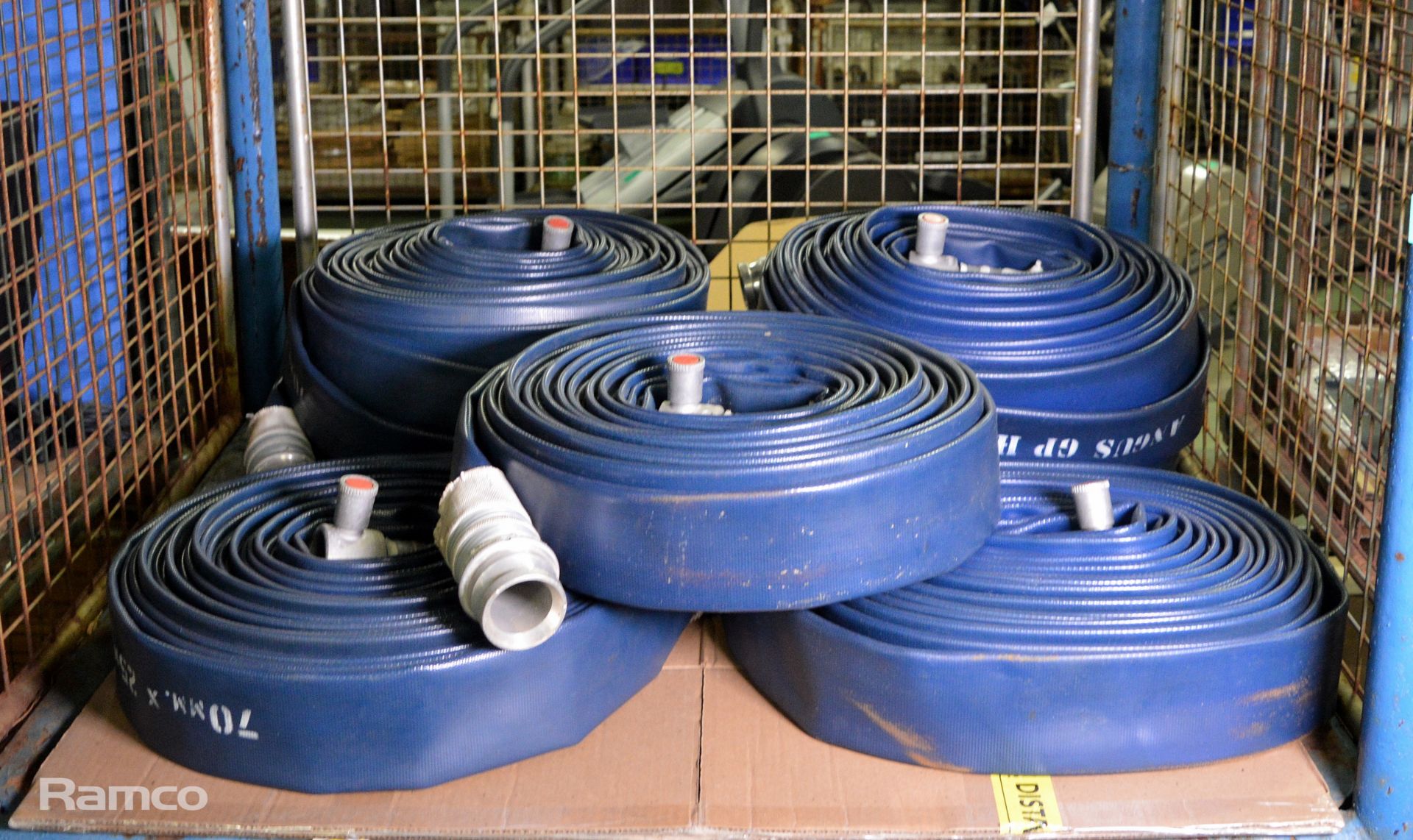 7x Angus GP Fire hose D 70mm length 25 meters