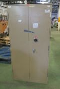 Double door combination cupboard - L92 x W48 x H183cm