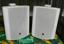 1 pair of wall mountable speakers