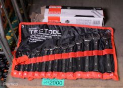 Tectool CT 0198 combination spanner 14 piece