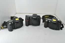 2x Nikon F80 Film Camera Bodies, Nikon D300s SLR Digital Camera Body