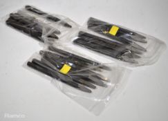 3 bags of Chisels diamond point 6 inch