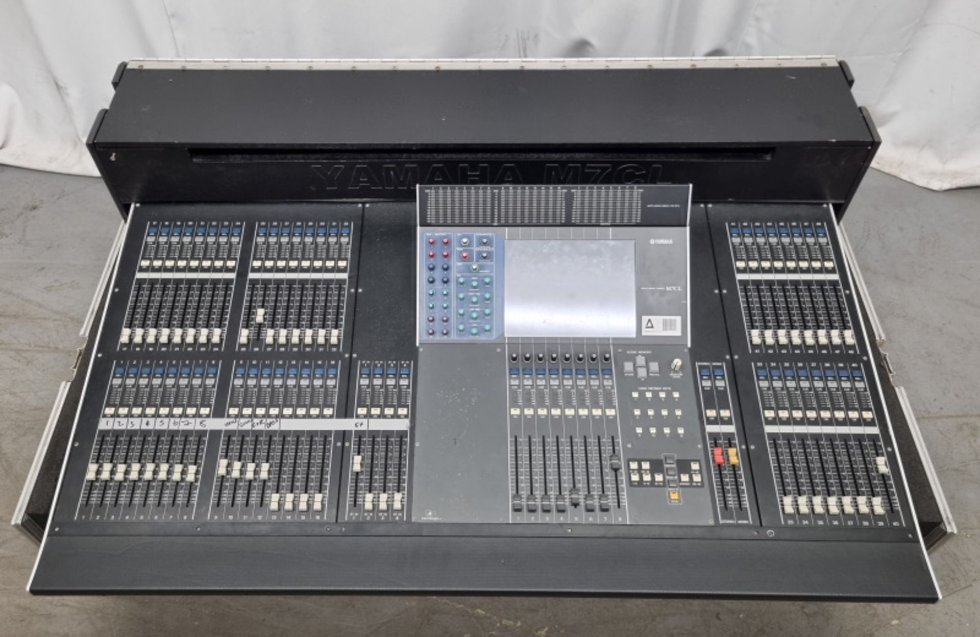 Yamaha M7-CL ES digital mixer with 2 x Dante cards in flight case