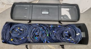 approx 64 x Blue Vandamme NL2 Speaker Cables- approx 730m, 72kg