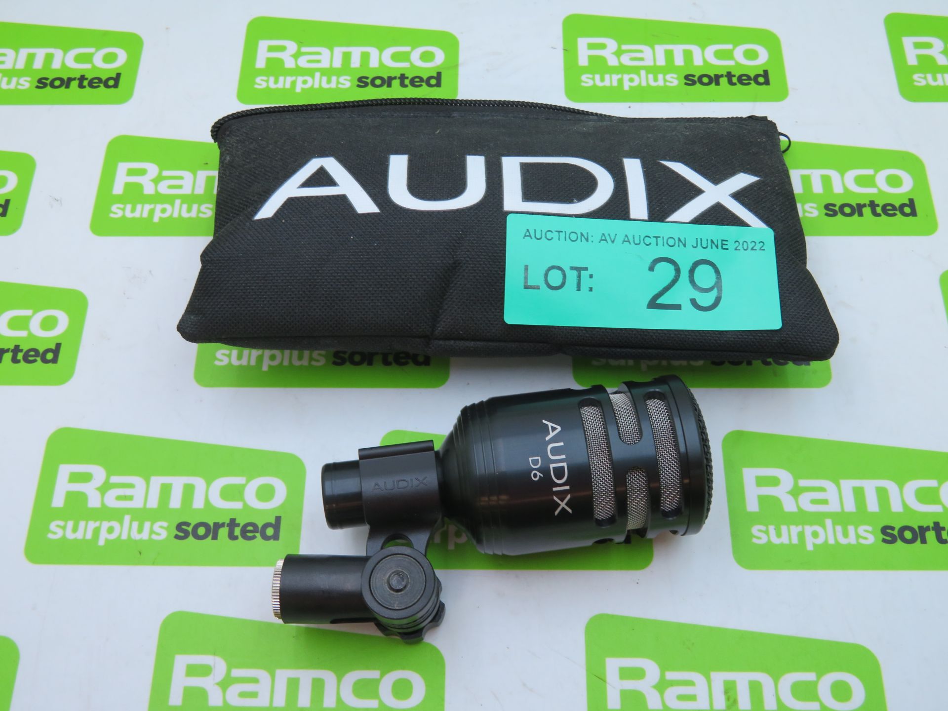 Audix D6 professional dynamic instrument microphone