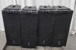 4 x RCF TTL 33A speakers in flight case