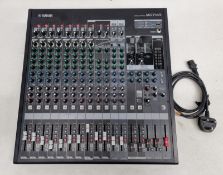 Yamaha MGP16X mixer in flight case