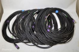 7 x DMX 3 pin 20m cables