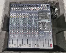 Yamaha EMX 5016CF mixer in flight case