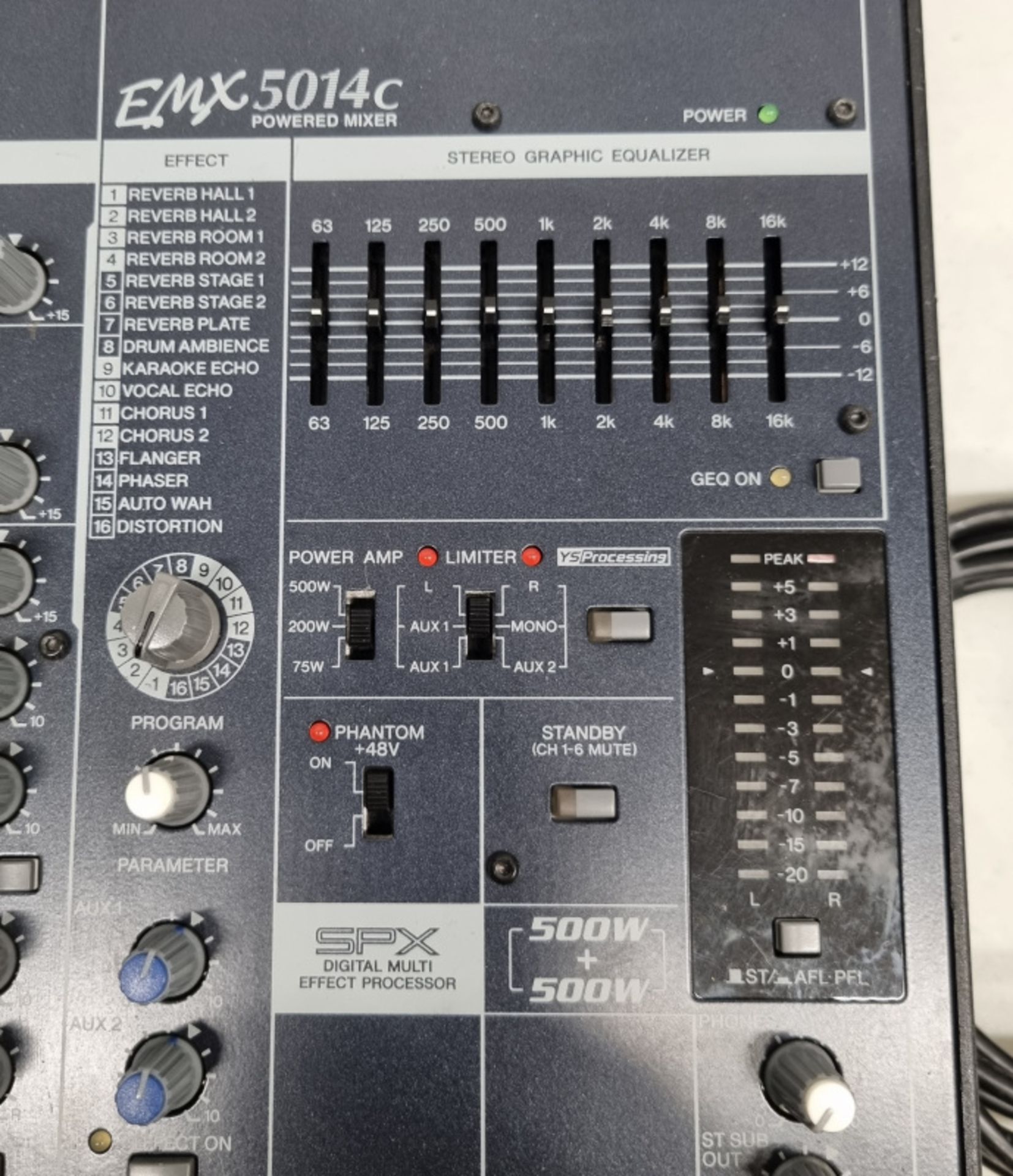 Yamaha EMX 5014C mixer in flight case - Image 2 of 5