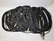 12 x XLR 3 pin cables