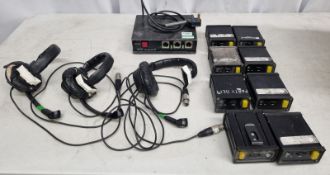 Tec-Pro intercom system including 8 x BP111 and PS711 power Supply 3 headset