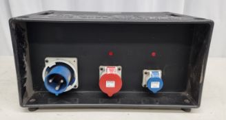 63A single phase to 32A 3phase distribution