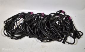 20 x DMX 1.5m pin cables