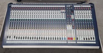 Soundcraft GB2 Mixer in flight case- fader 3 is missing