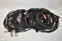 21 x DMX 5 pin cables