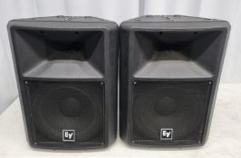 2 x Electro-Voice SX300 speakers