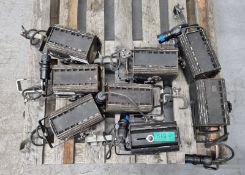 Lot of 8 Minuette 500W Fresnel Stage Lights