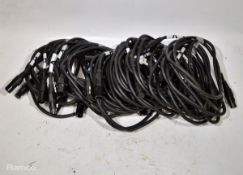 20 x 1.5m DMX 5 pin cables