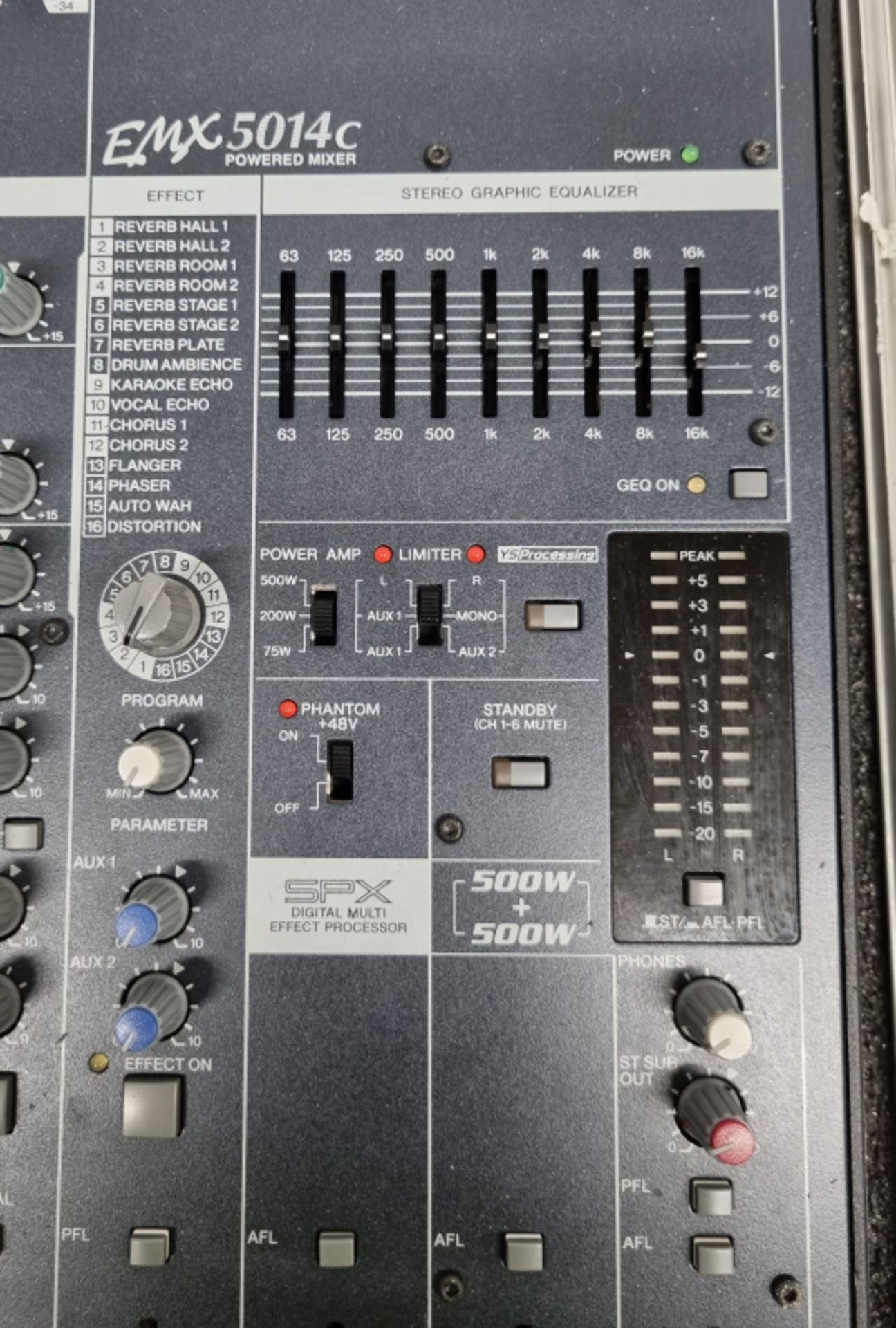 Yamaha EMX 5014C Mixer in flight case - Image 2 of 4