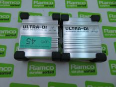 2 x Behringer DI100 Ultra-DI box