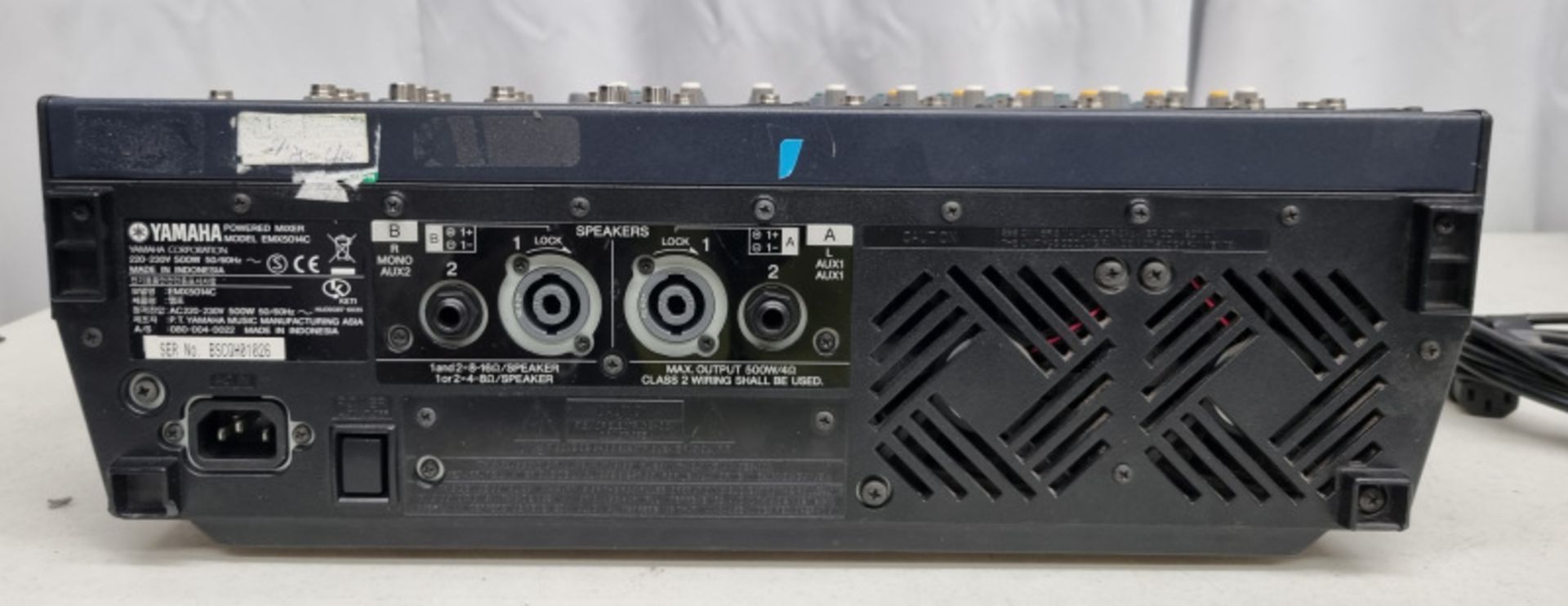 Yamaha EMX 5014C mixer in flight case - Image 3 of 5