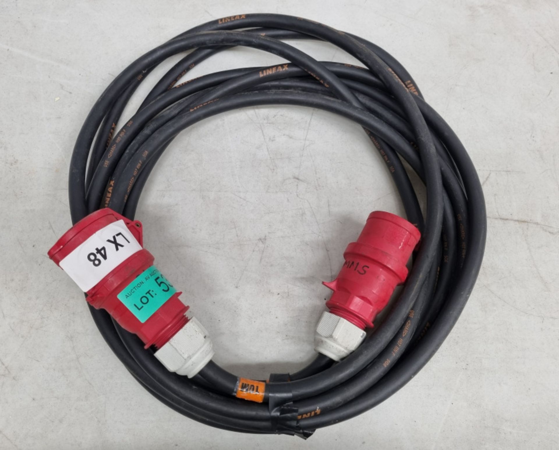 10 metre 32 A 3 phase cable