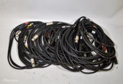 17 x DMX 5 pin cables