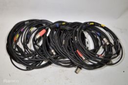 11 x DMX 5 pin cables