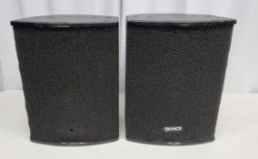 2 x Tannoy V12 loudspeakers in flight case