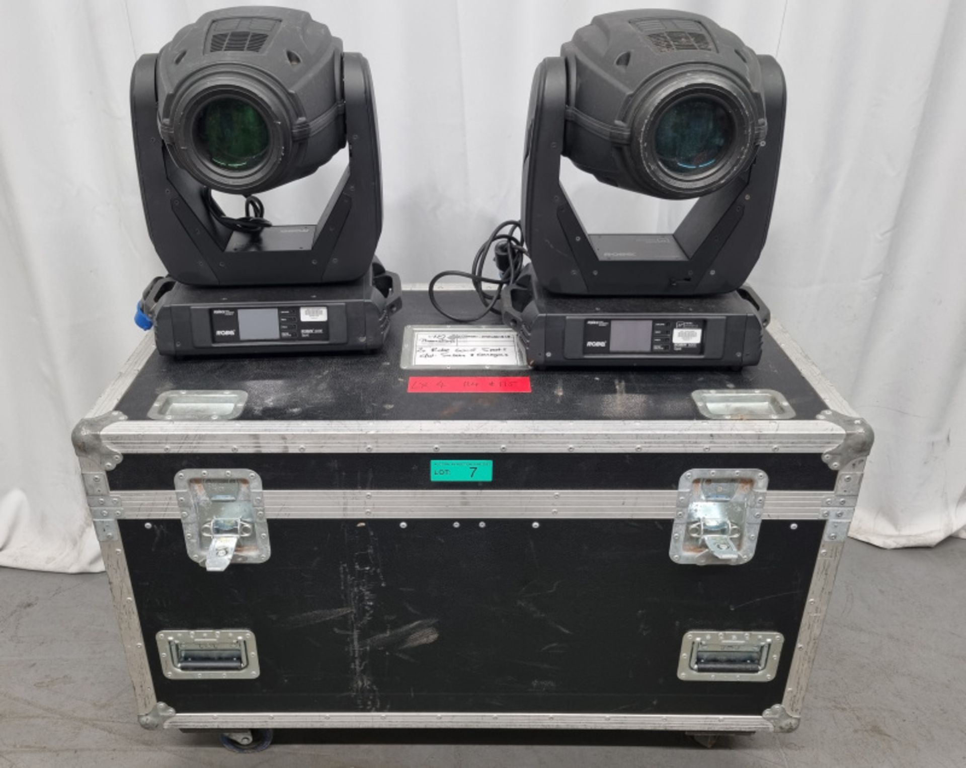 2 x Robe Robin 600E Spot with flight case