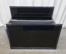 2 x Sharp 52 LC-52LE700E TVs in flight case