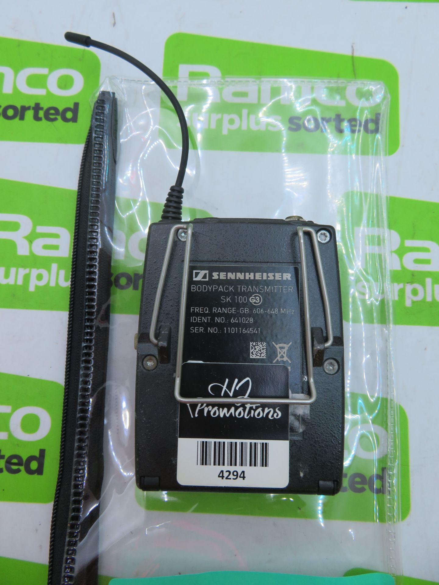 Sennheiser bodypack transmitter SK 100 G3 - Image 2 of 2