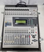 Yamaha 01V channel mixer in flight case