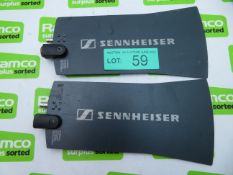 2 x Sennheiser A 1031-U omni-directional antennas