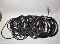 12 x DMX 3m 3 pin cables