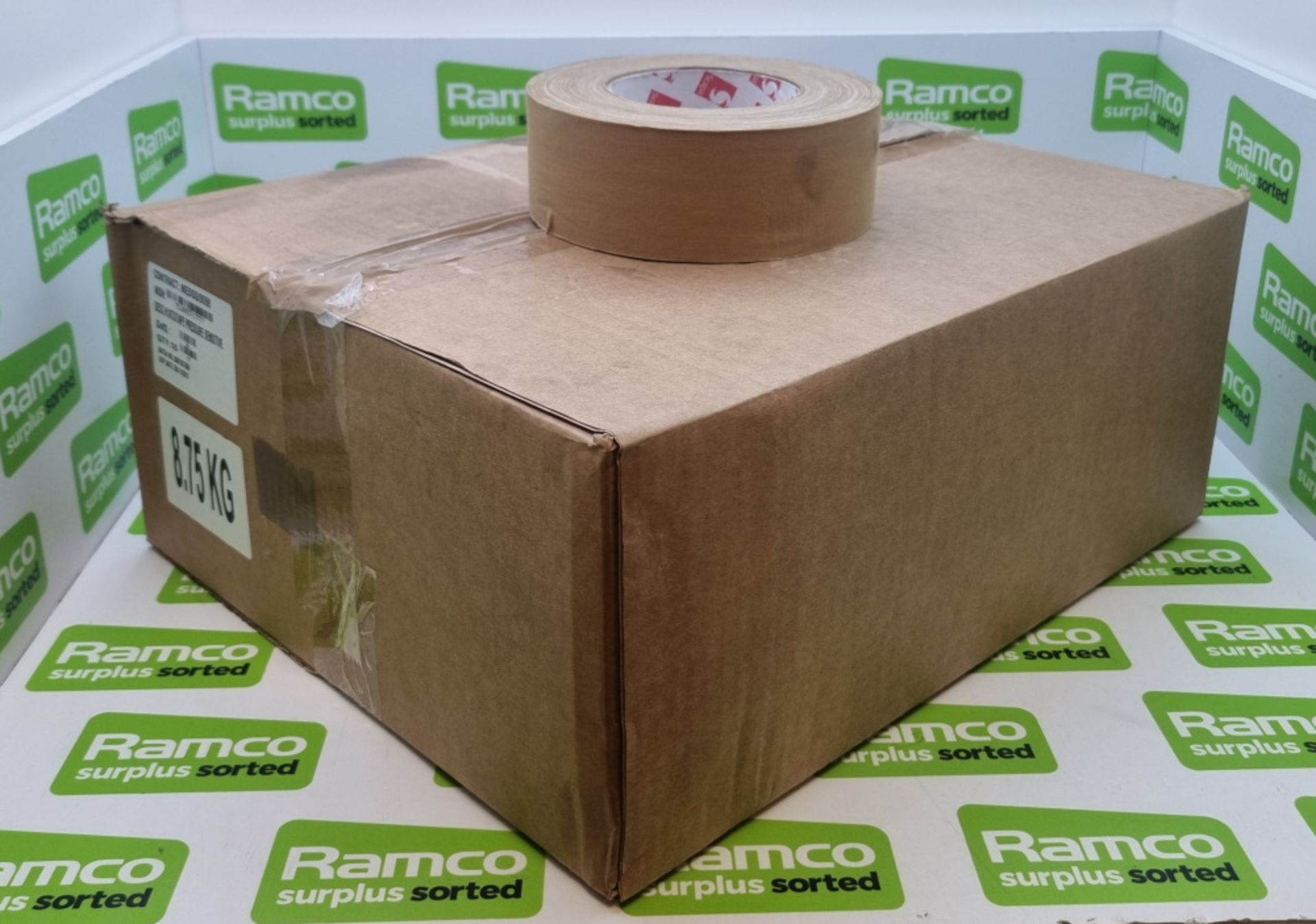 Scapa Cloth Adhesive Tape - Buff Tan/Beige - 50M Rolls - 10 per box - 28 boxes