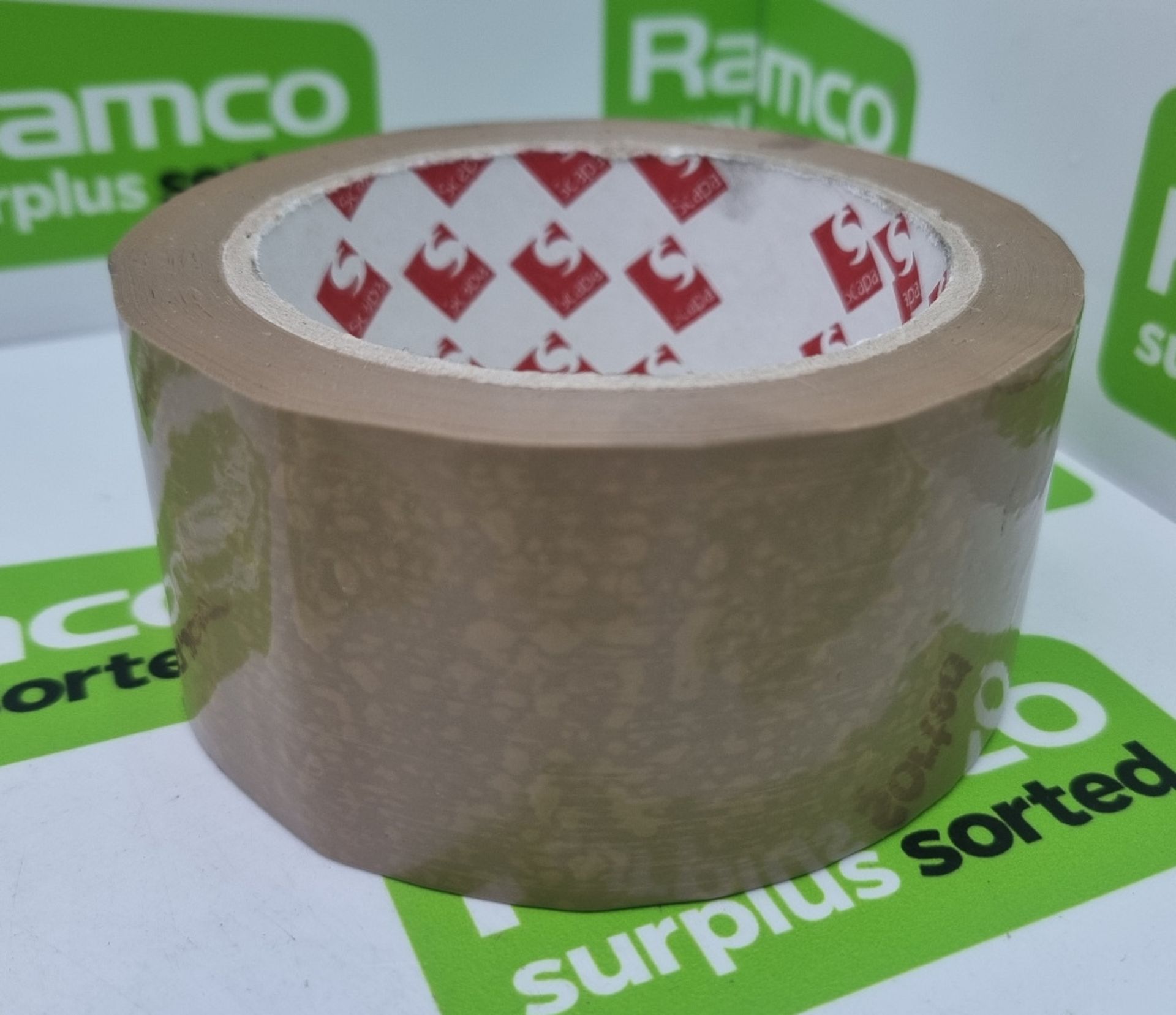 Scapa Havanna PVC Packaging Tape - W50mm x L66m - 36 rolls per box - 39 boxes - Image 2 of 6